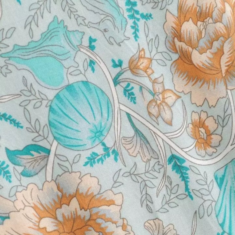 LAST ONE๐Seashell Floral Mini Dress - Picture 4 of 11